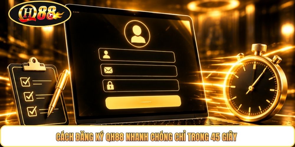 Cách đăng ký QH88 nhanh chóng chỉ trong 45 giây