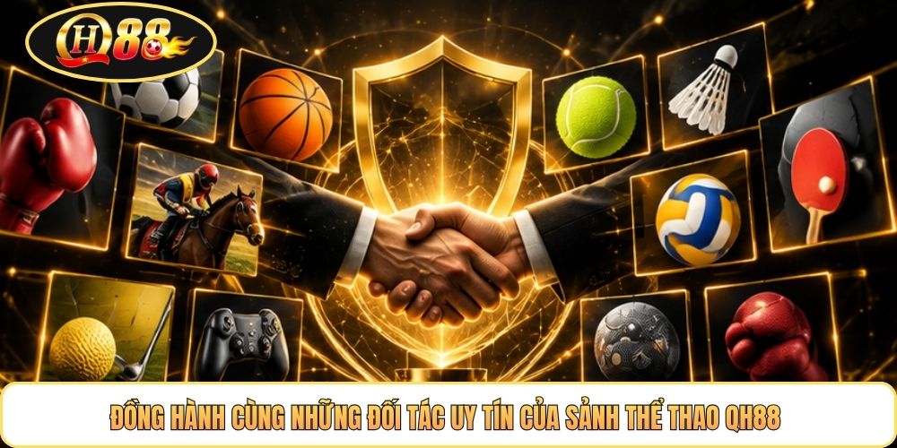 Đồng hành cùng những đối tác uy tín của sảnh thể thao QH88