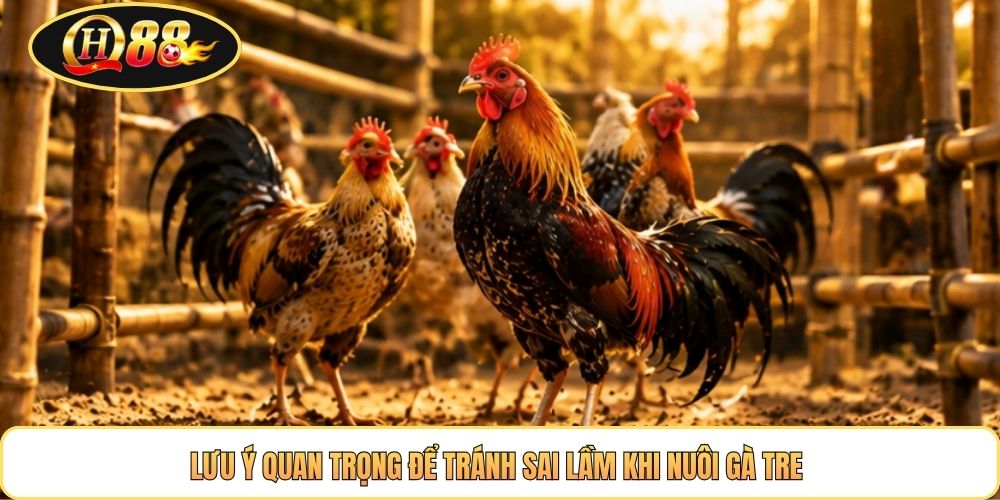 Lưu ý quan trọng để tránh sai lầm khi nuôi gà tre