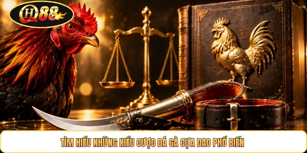 Tìm hiểu những kiểu cược đá gà cựa dao phổ biến